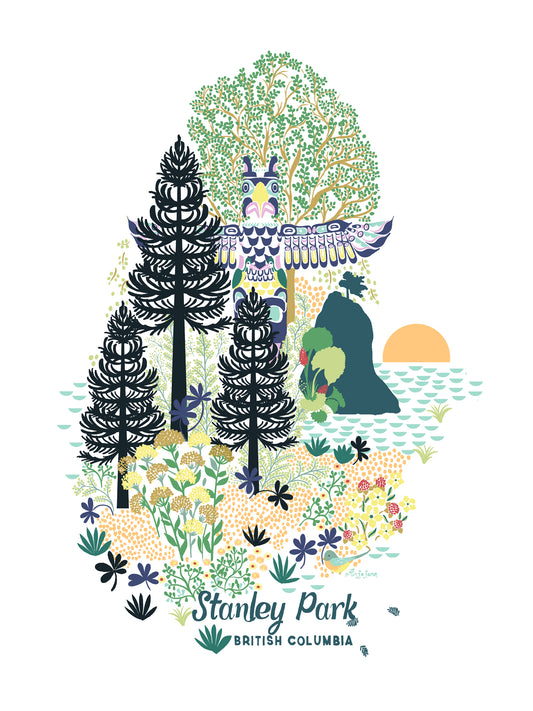 Stanley Park Art Print - R