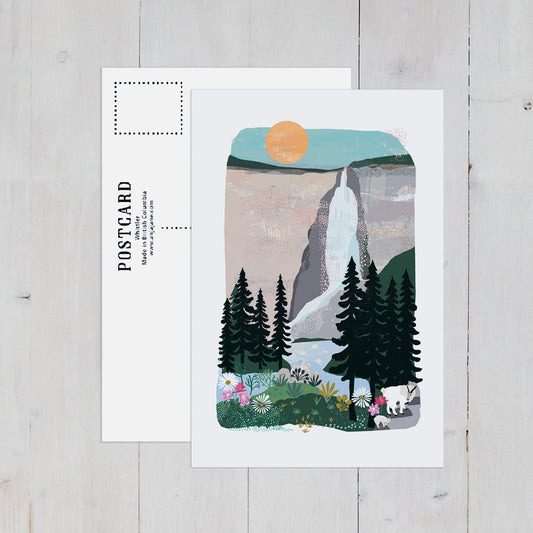 Takakkaw Falls Postcard - R