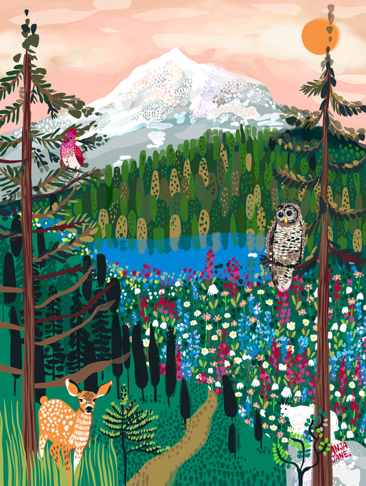 Tahoma Art Print - R